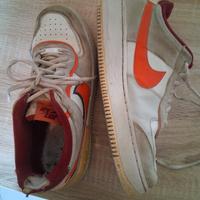 Air force 1 beige e arancioni