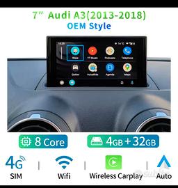 Cartablet 7” audi a3 2013-2016