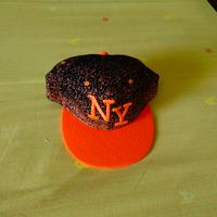 cappello da ragazzo arancione 