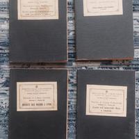 4 libri FS - Scuola Allievi Fuochisti 1916-1927