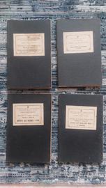 4 libri FS - Scuola Allievi Fuochisti 1916-1927
