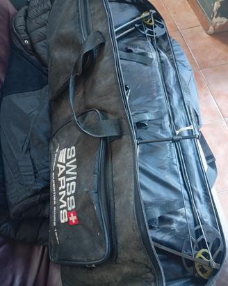 arco da caccia compound 45/70 libbre accessoriato 