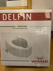 Rialzo wc con ganci colore bianco