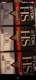 videocassette telecamera tdk  EC-30 nuove 