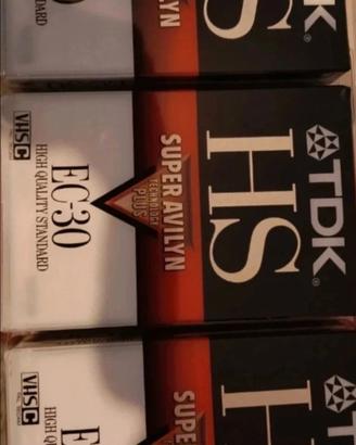 videocassette telecamera tdk  EC-30 nuove 