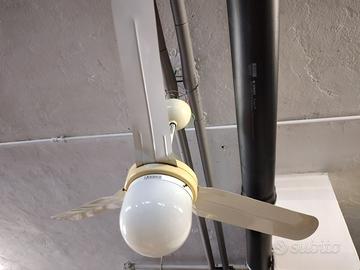 Ventilatore vortice a pale da soffitto con lampada