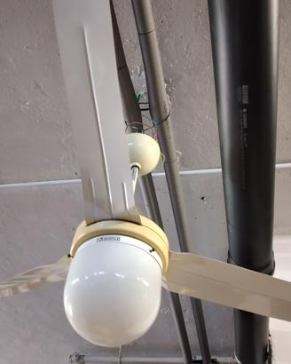 Ventilatore vortice a pale da soffitto con lampada