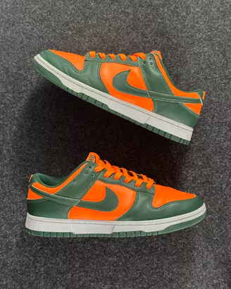 Nike Dunk Low 42.5 Retro Miami Hurricanes