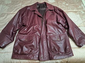 giacca uomo in vera pelle ,lavorazione artigianale