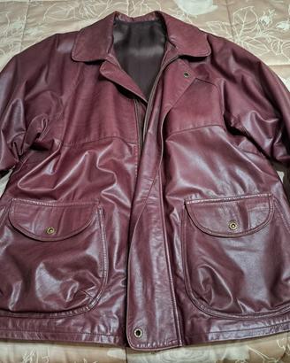 giacca uomo in vera pelle ,lavorazione artigianale