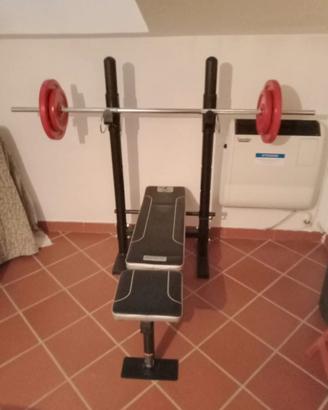 panca piana+ stazione multifunzione