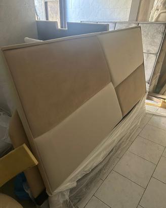 Testata letto modello Duetto / alzata laterale