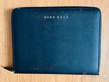 Portadocumenti zip A5 Hugo Boss colore nero