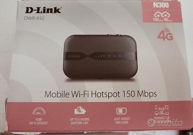D-Link DWR-932 wifi Hotspot 4G LTE con SIM