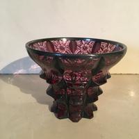 Vaso vetro viola vintage anni ‘45-‘50