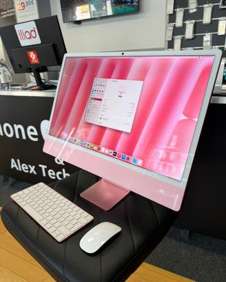 Imac 24” M4 24gb ram 512gb ssd apple care 2028