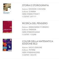 Libri Liceo Scientifico a metà prezzo