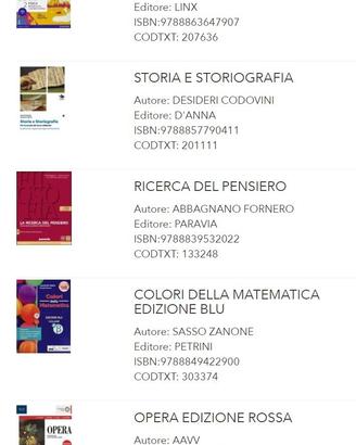Libri Liceo Scientifico a metà prezzo