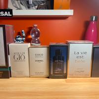 Profumi originali mai aperti