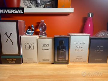 Profumi originali mai aperti