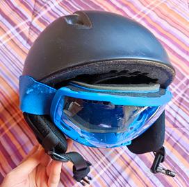 CASCO DA SCI BIMBO/BIMBA CON VISIERA DECATHLON