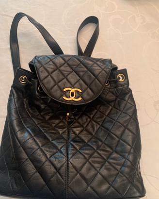 Zaino in pelle nero