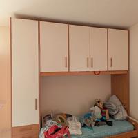 Mobile a ponte con letto singolo