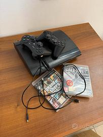 Ps3 con 2 controller e due giochi