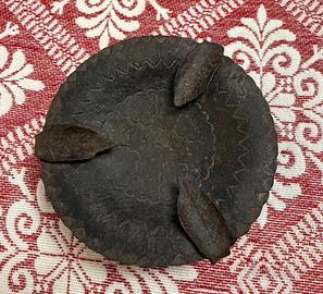 Posacenere artigianale anni 60” ferro battuto