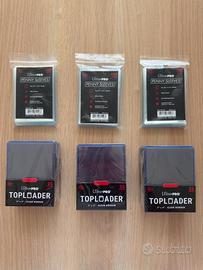 Lotto Ultra Pro - 300 Penny Sleeves e 75 Toploader