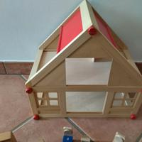 Casetta in legno giocattolo