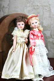 Set 2 Bambole di Porcellana Vintage