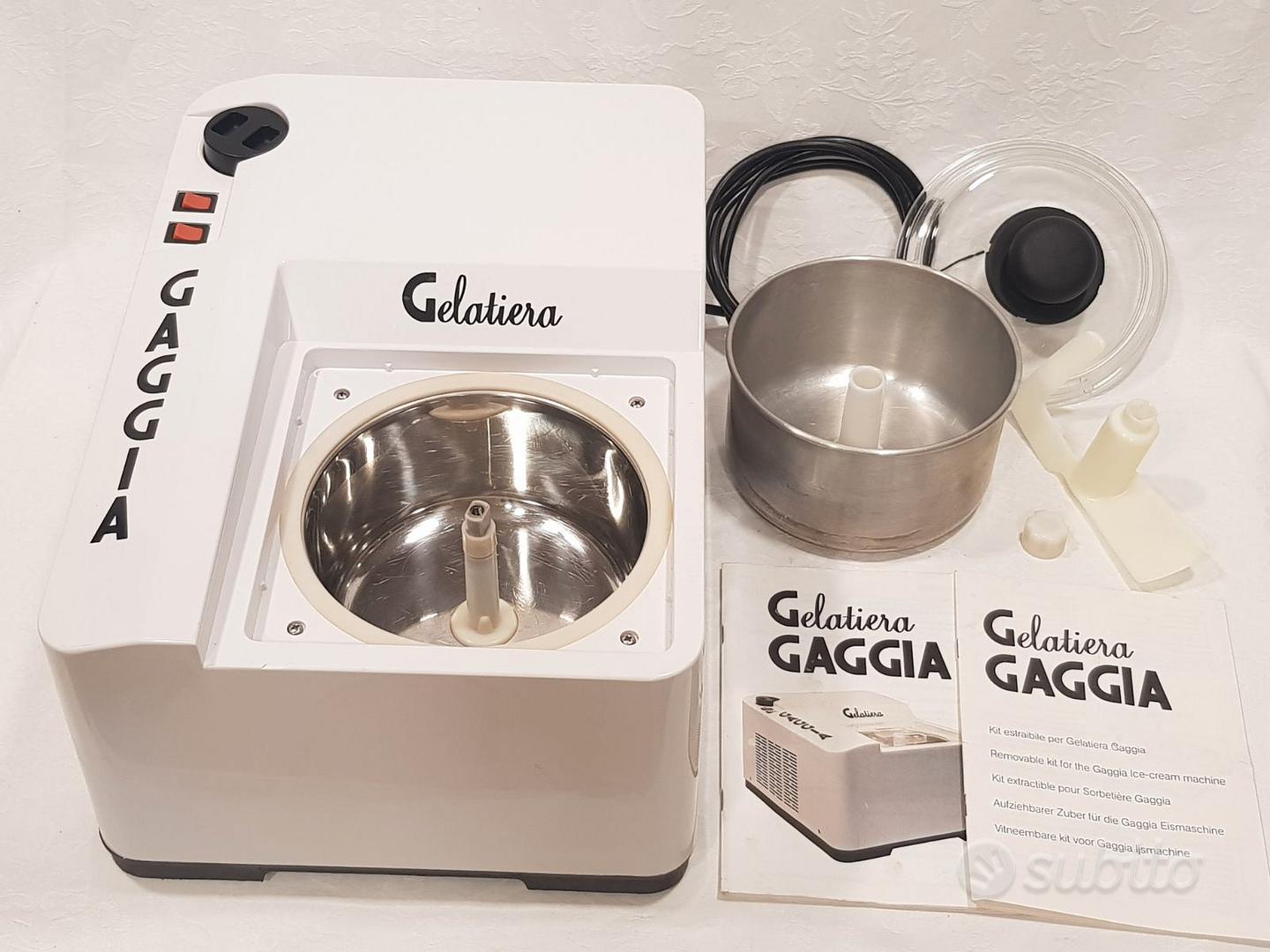 Gelatiera Gaggia macchina semiprofessionale Bianca