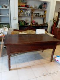 tavolo a libro fine 800 noce massello 