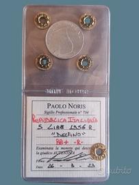 Rara cinque lire delfino anno 1956 periziata.