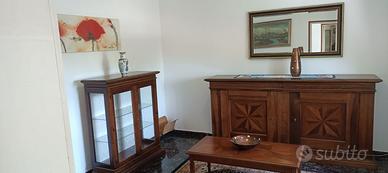 Arredo soggiorno - madia, cristalliera, specchio