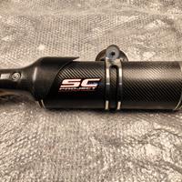 Scarico SC Project in carbonio per BMW F800R e GT