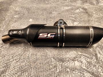 Scarico SC Project in carbonio per BMW F800R e GT
