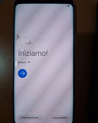 Samsung Galaxy S9 64GB Lilac Purple-vetro crepato