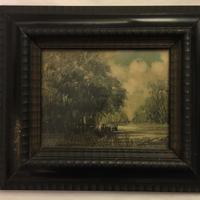 Due vedute del Parco di Monza - Luigi Curti