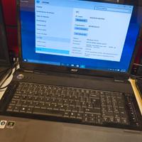 notebook Acer 8730g 20 pollici
