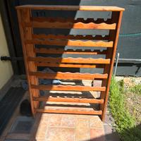 Bottigliera in legno