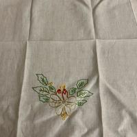 Strofinaccio natalizio di lino