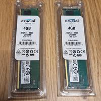 ram DDR4 crucial 4GB x2 2400Mhz