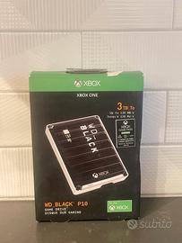 WD BLACK P10 3TB XBOX ONE HARD DISK 2.5" NUOVO 