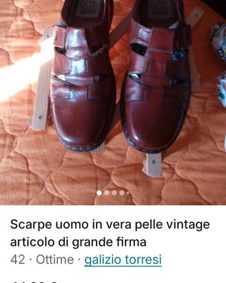 GALIZIO TORRESI, NM 42 VERA PELLE MADE IN ITALY