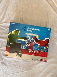 Playstation 3 slim box con move e giochi trattabil