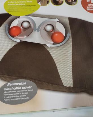 Cuscino Massaggiante Shiatsu 3D Deluxe Con Calore