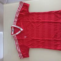 adidas t-shirt retrò rossa