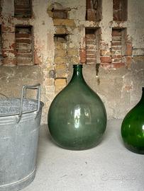 VASO DAMIGIANA IN VETRO ANTICO